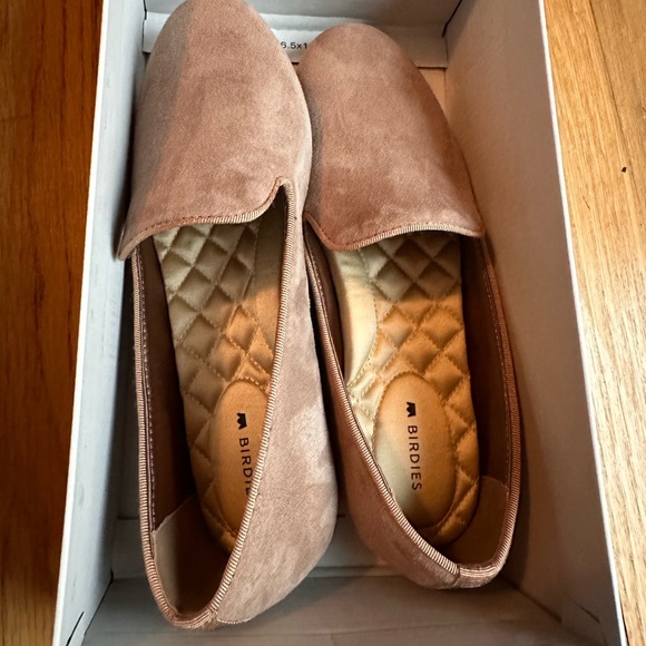Birdies Starling Flat Loafer in Latte Suede - Picture 5 of 12